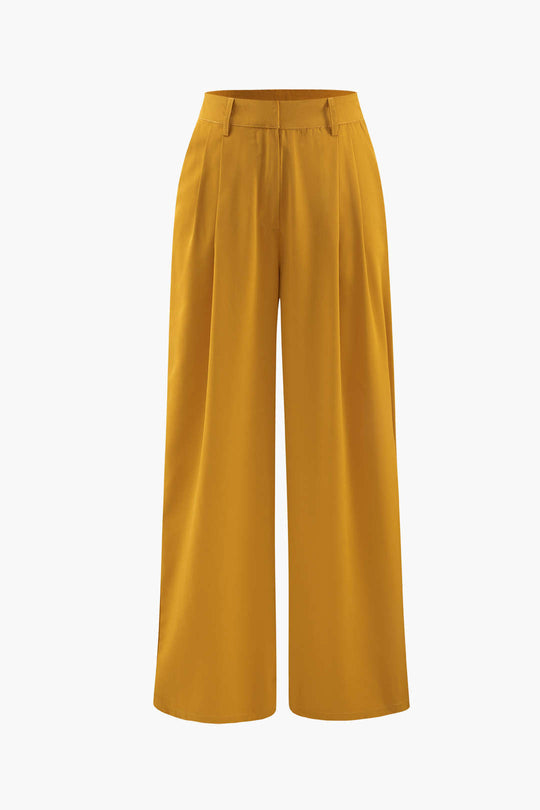 Wide Leg Suit Pants