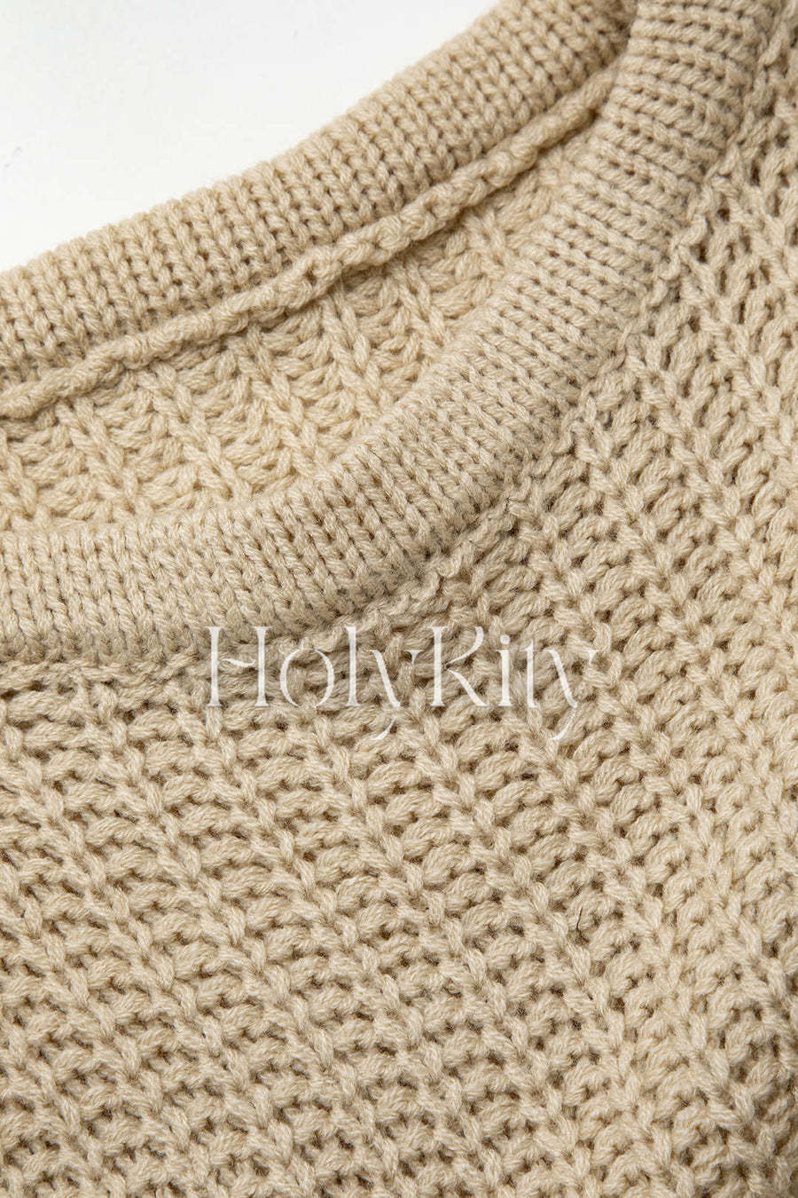 Pullover mit Rundhalsausschnitt und Fransendekor