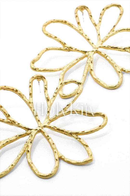 Boucles d'oreilles fleurs