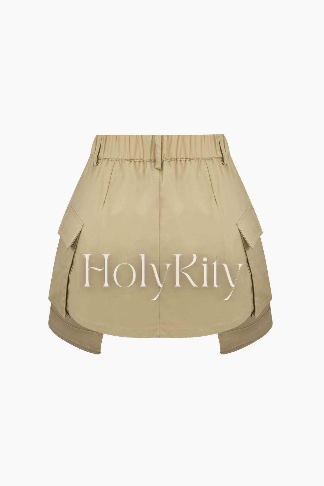 Shorts mit Cargo-Tasche und elastischer Taille