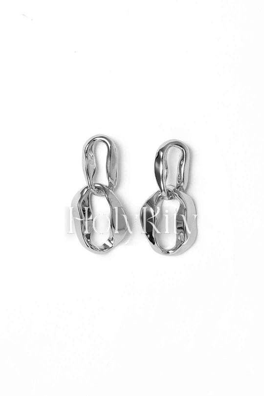 Boucles d'oreilles doubles créoles
