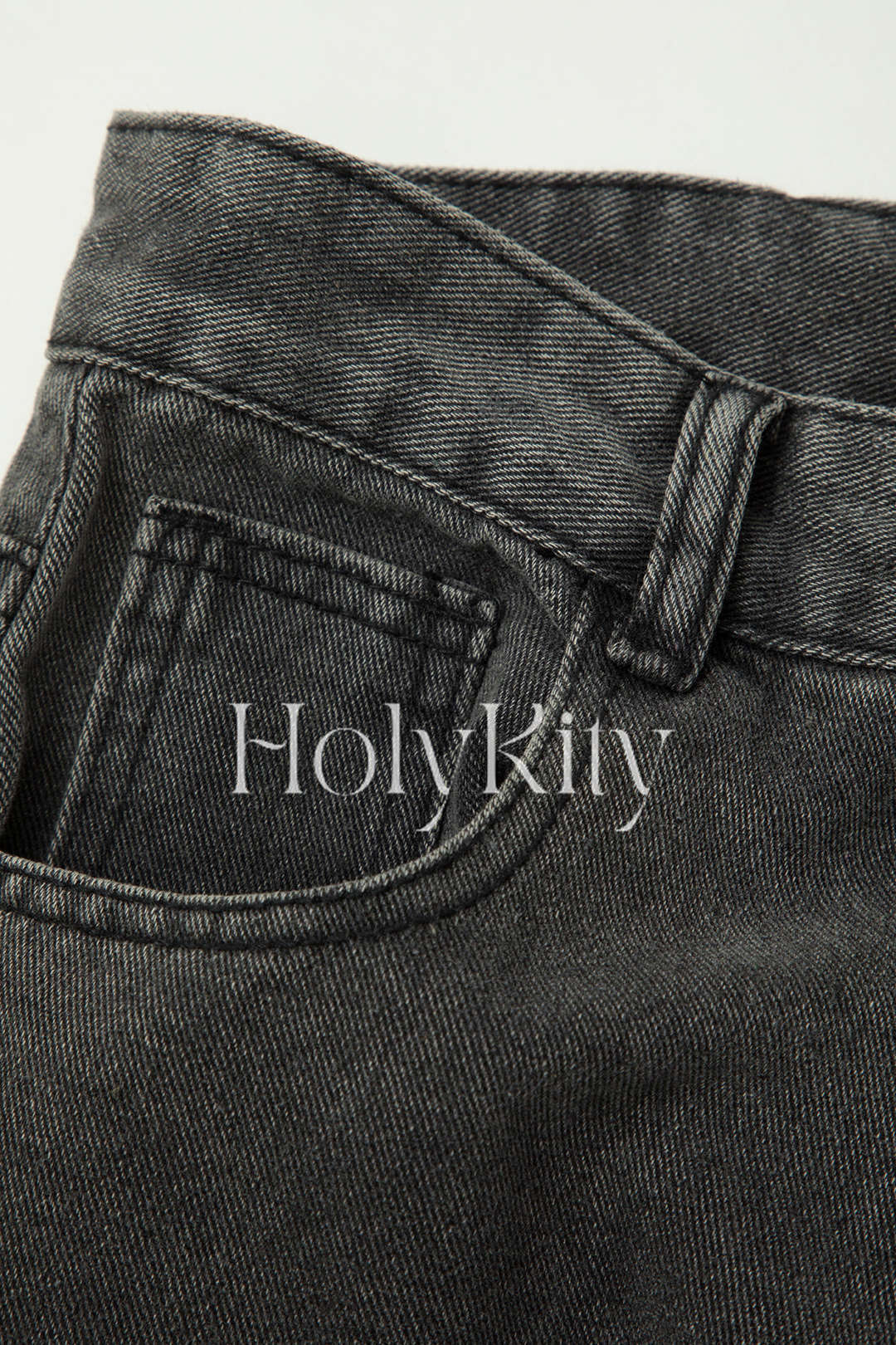 Multi Pocket Rolled Hem Cargo Jeans