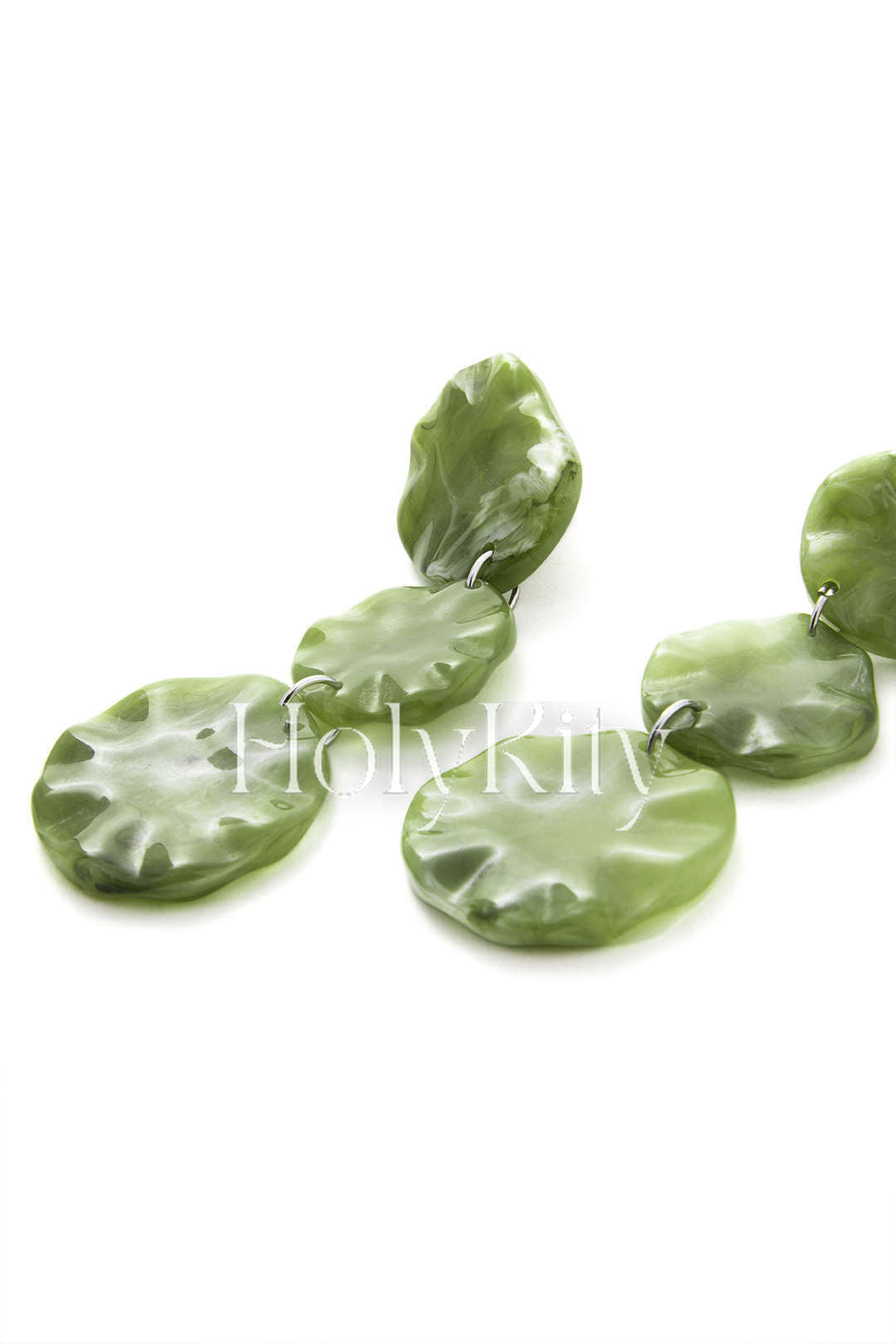 Boucles d'oreilles à clip triple goutte