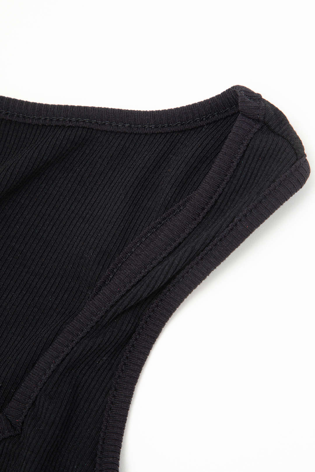 V-neck Rib Knit Tank Top