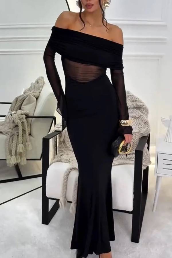 Veiled dress