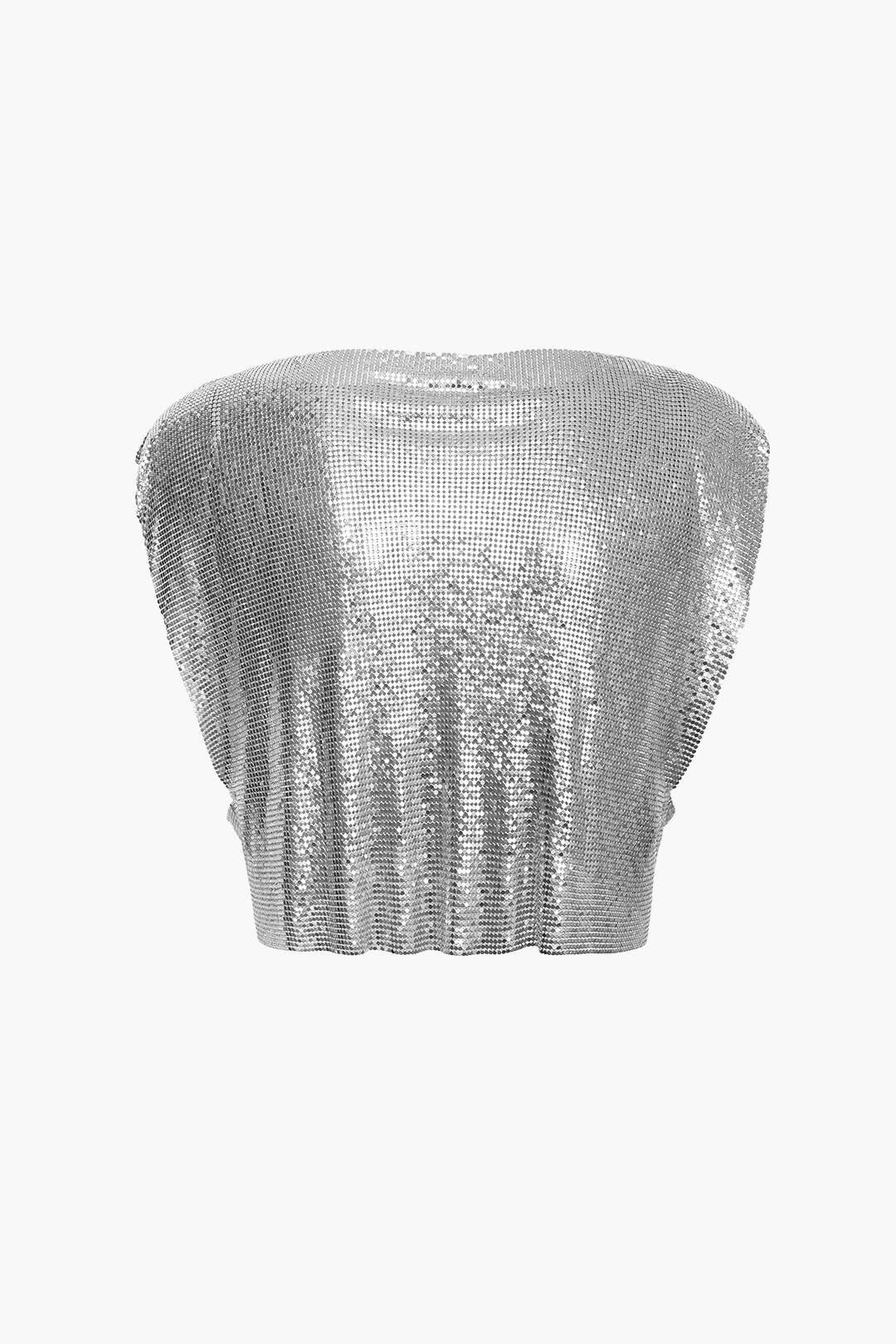 Tanktop mit Metallic-Glitzer