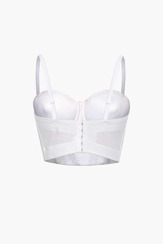 Bustier-Korsett mit Kettendetail