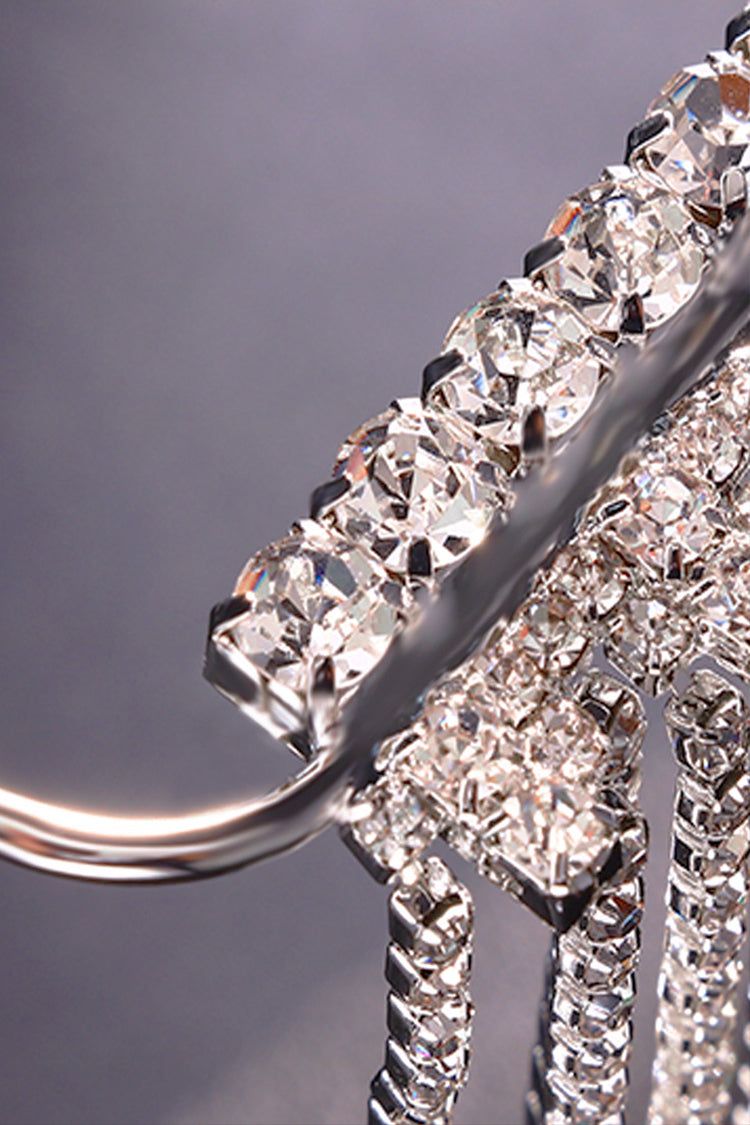Rhinestone fringe face accessories