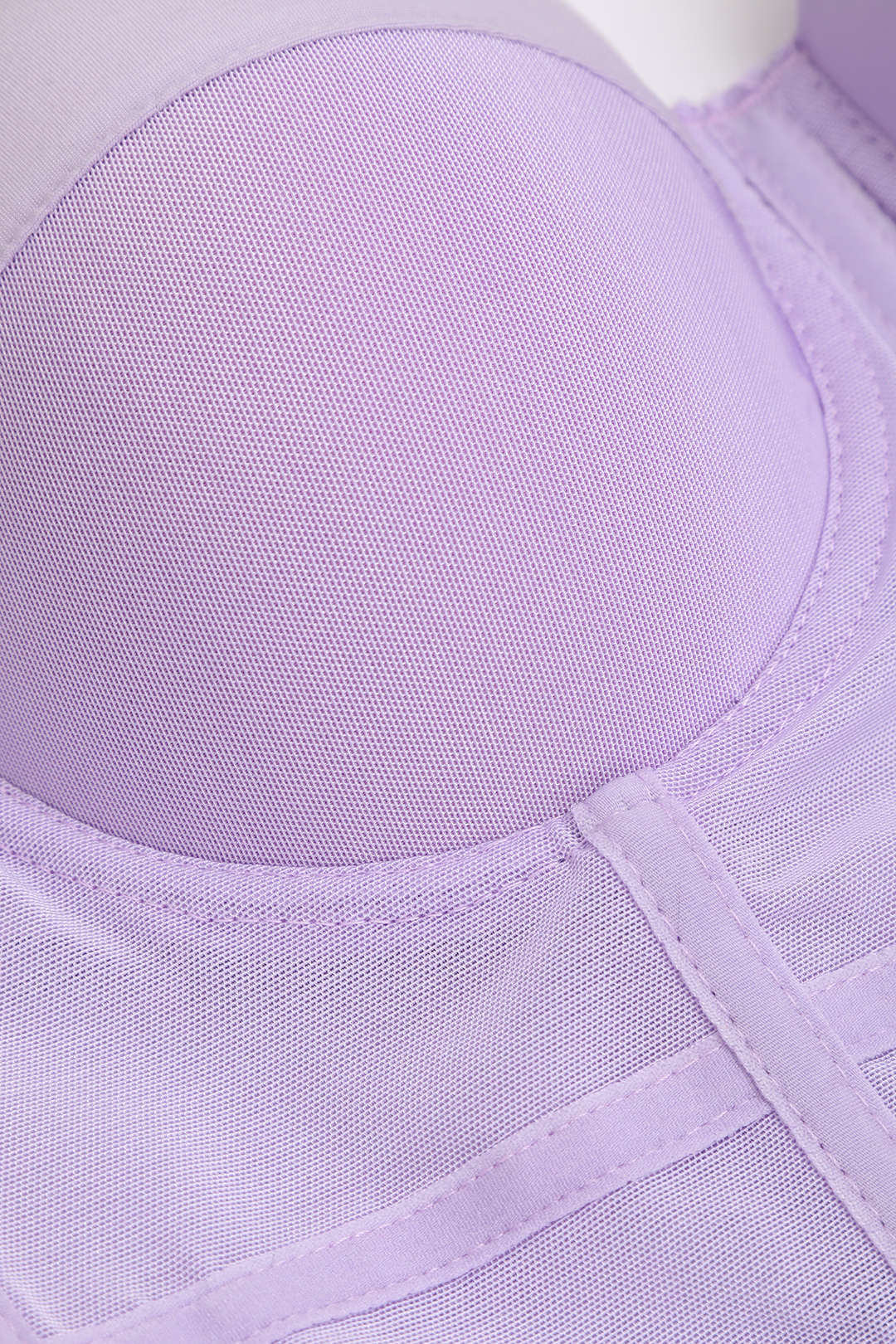 Mesh Underwire Bustier Top