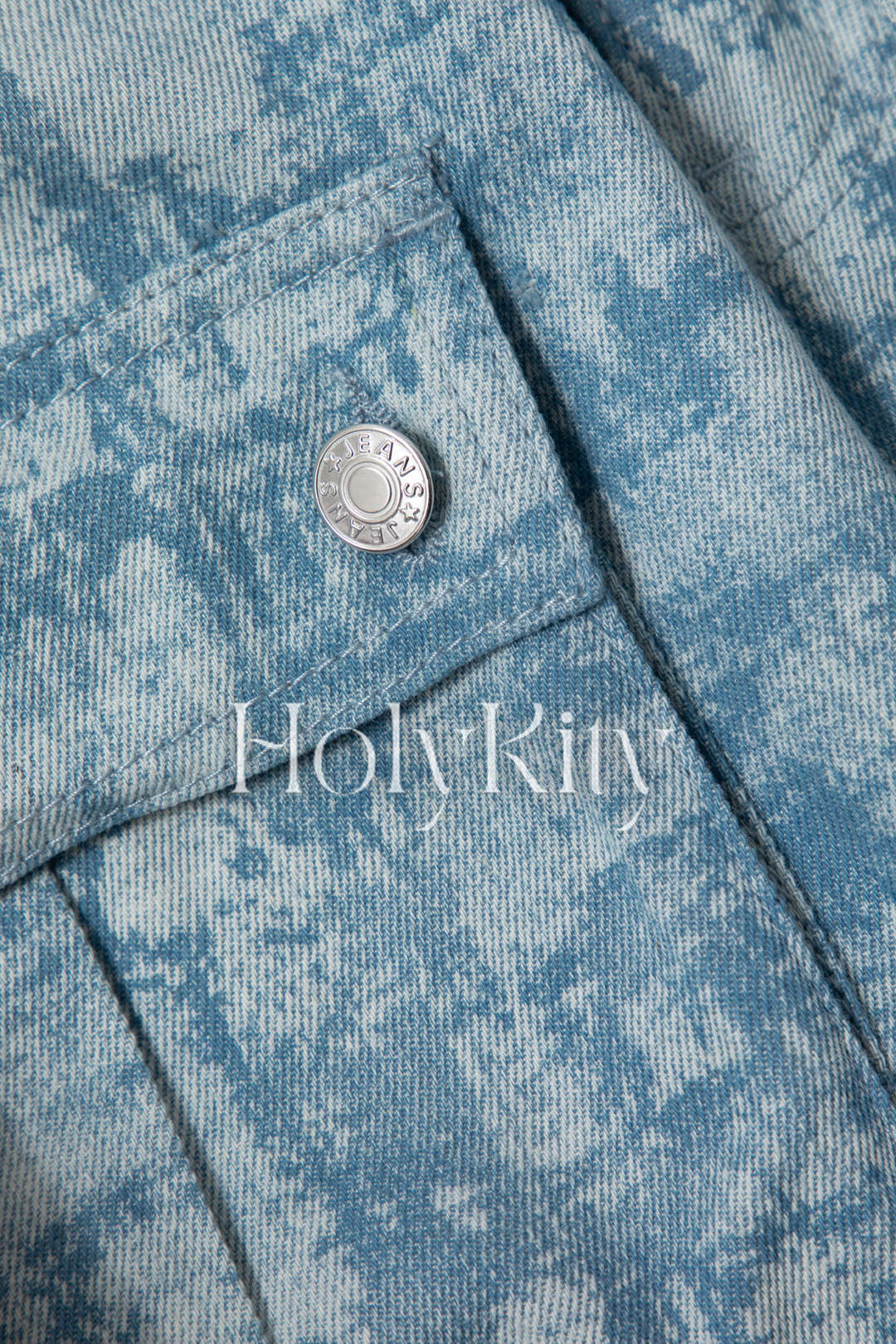 Tie Dye Multi-pocket Cargo Jeans