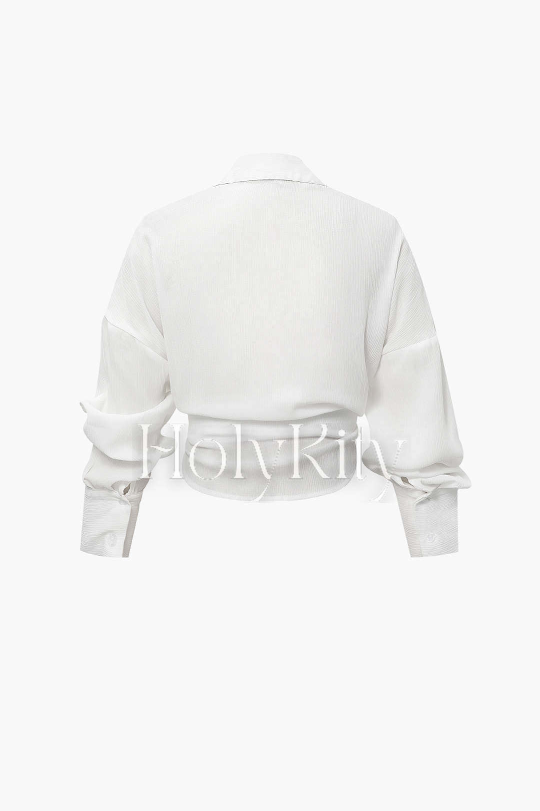 Chemise boutonnée à épaules tombantes