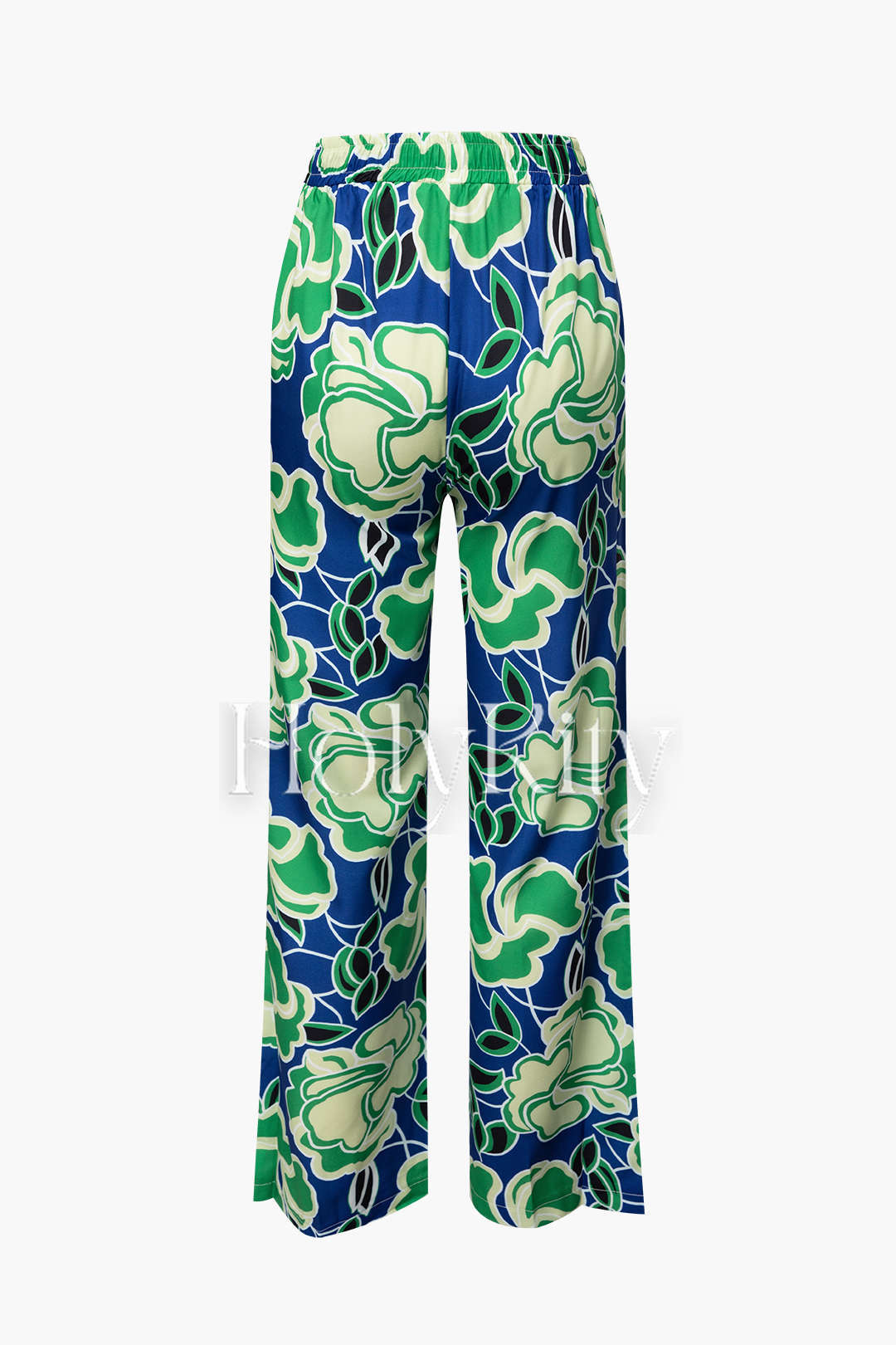 Ensemble chemise à manches longues imprimée avec poche poitrine et pantalon à cordon de serrage