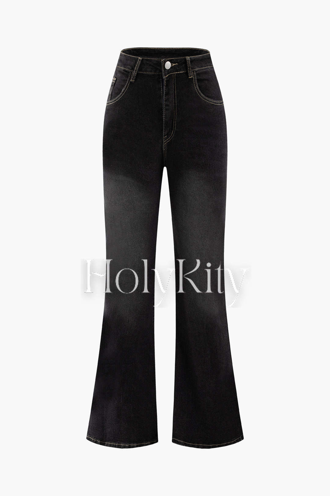 Jean bootcut délavé