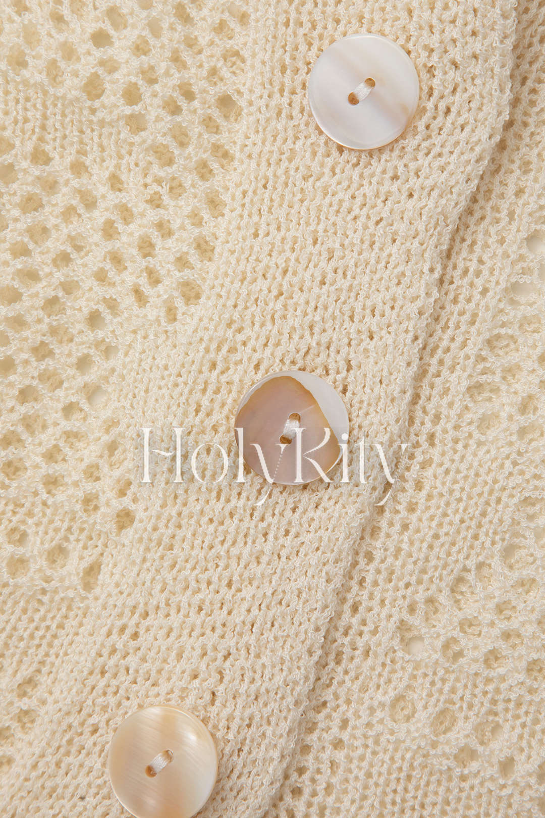 Cardigan en tricot ouvert à boutons