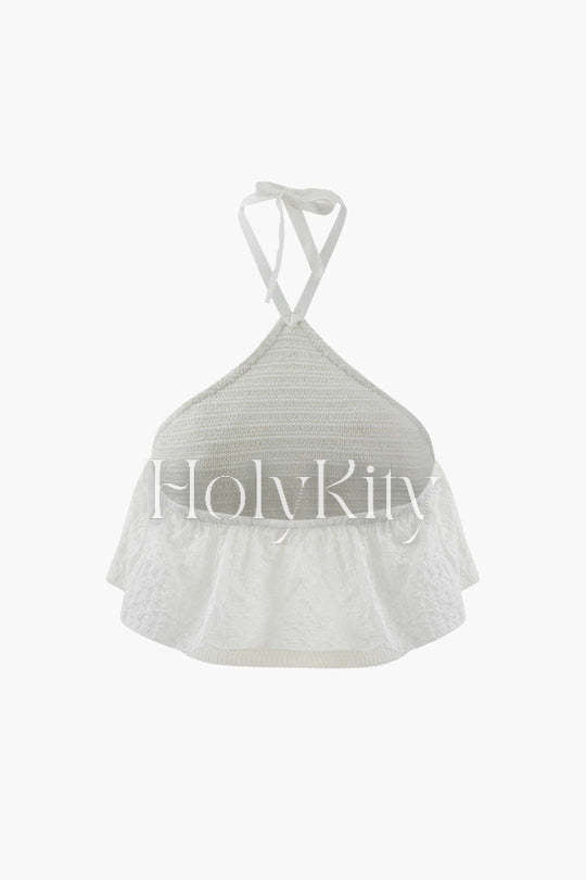 Layered Halter Cami Top