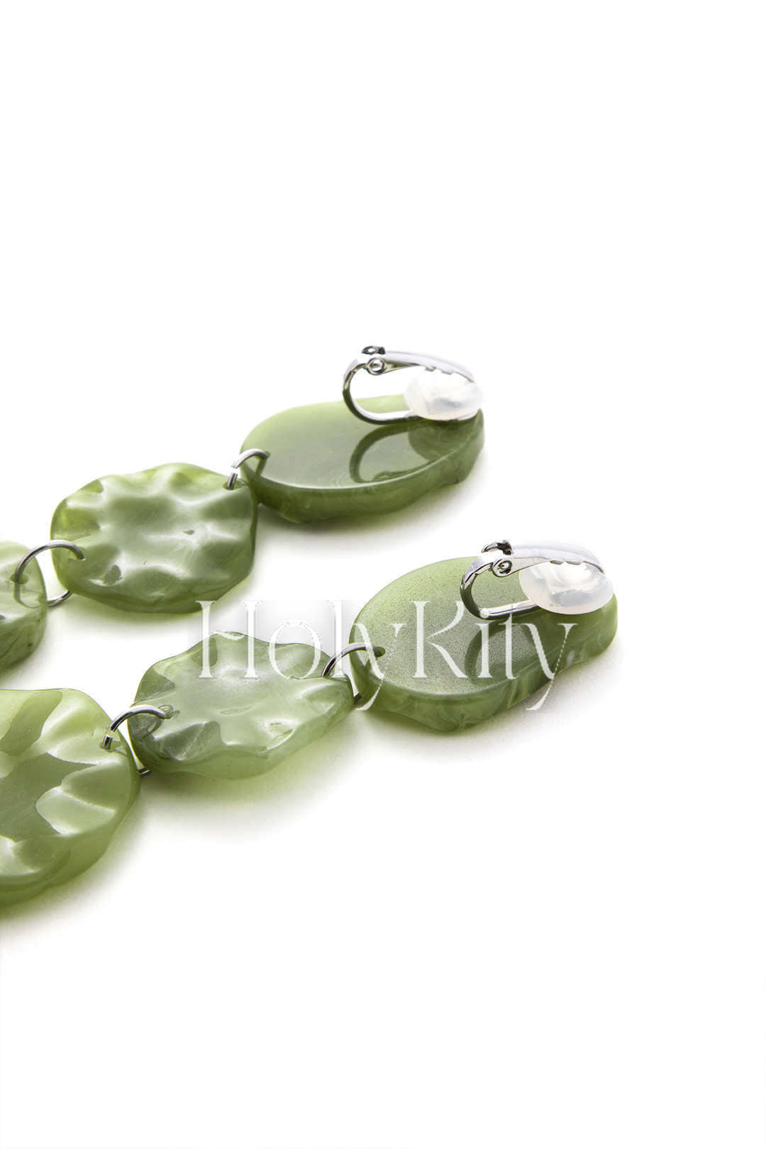 Boucles d'oreilles à clip triple goutte