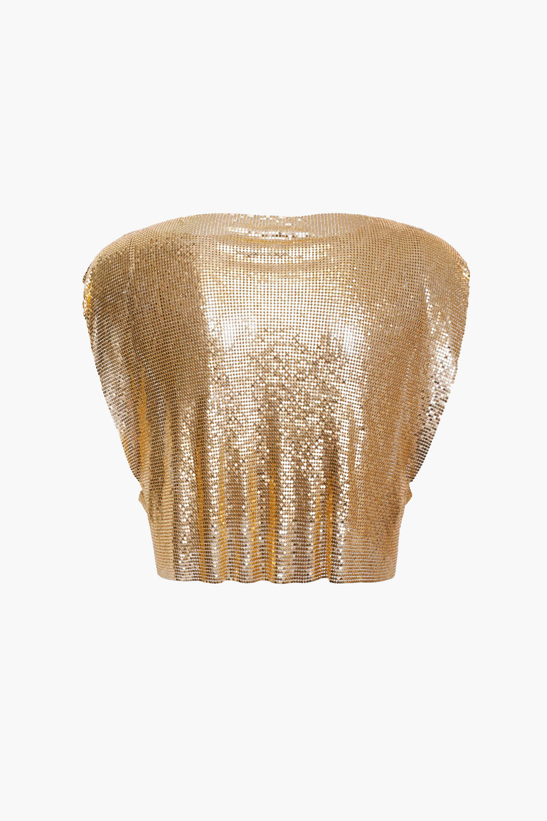 Tanktop mit Metallic-Glitzer