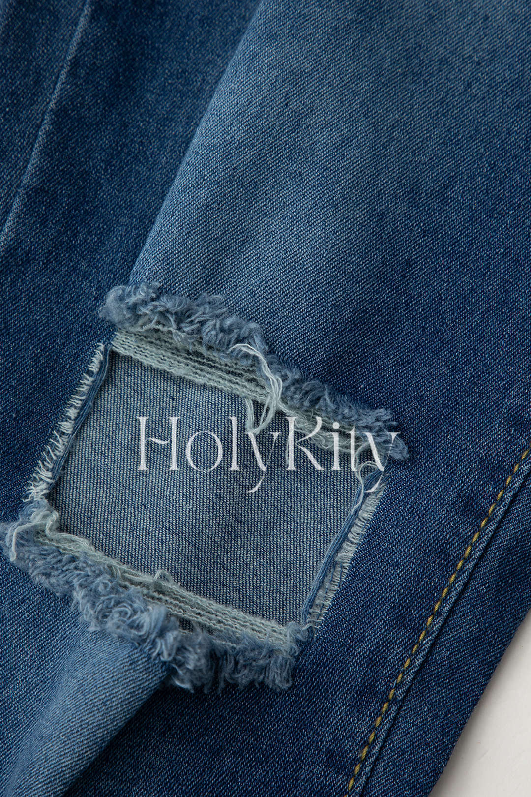 Ausgeblichene, zerrissene Skinny Jeans