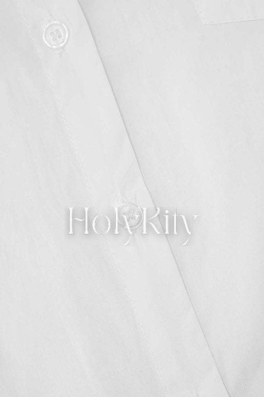 Chemise en coton avec poche poitrine