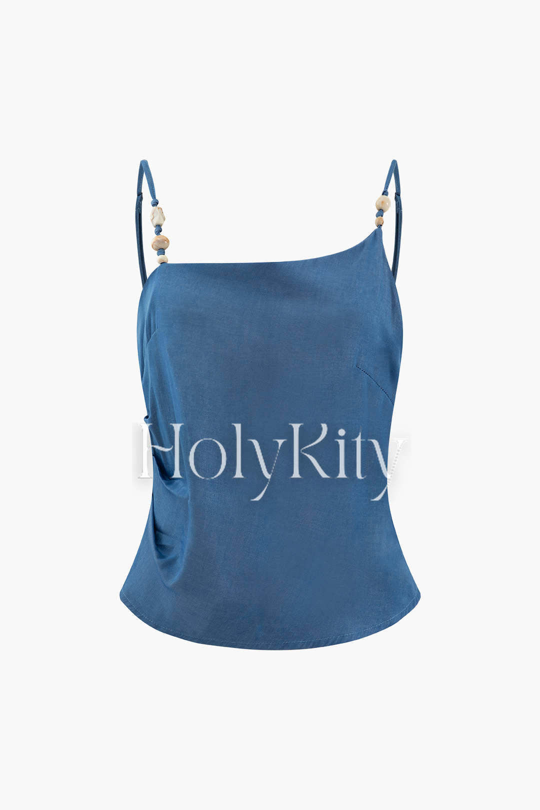 Asymmetrisches Camisole-Top mit Rüschen