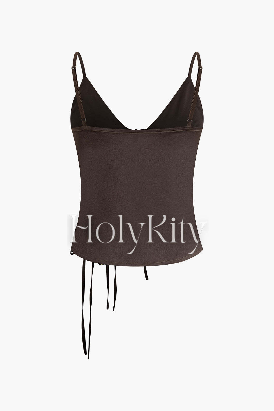 V-neck Tie Front Cami Top