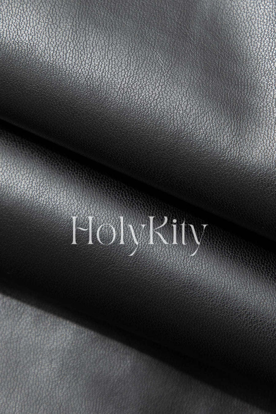High Waist Faux Leather Pocket Wide Leg Pants