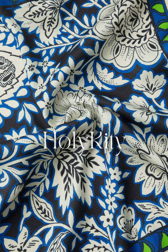 Chemise à manches longues à imprimé cachemire