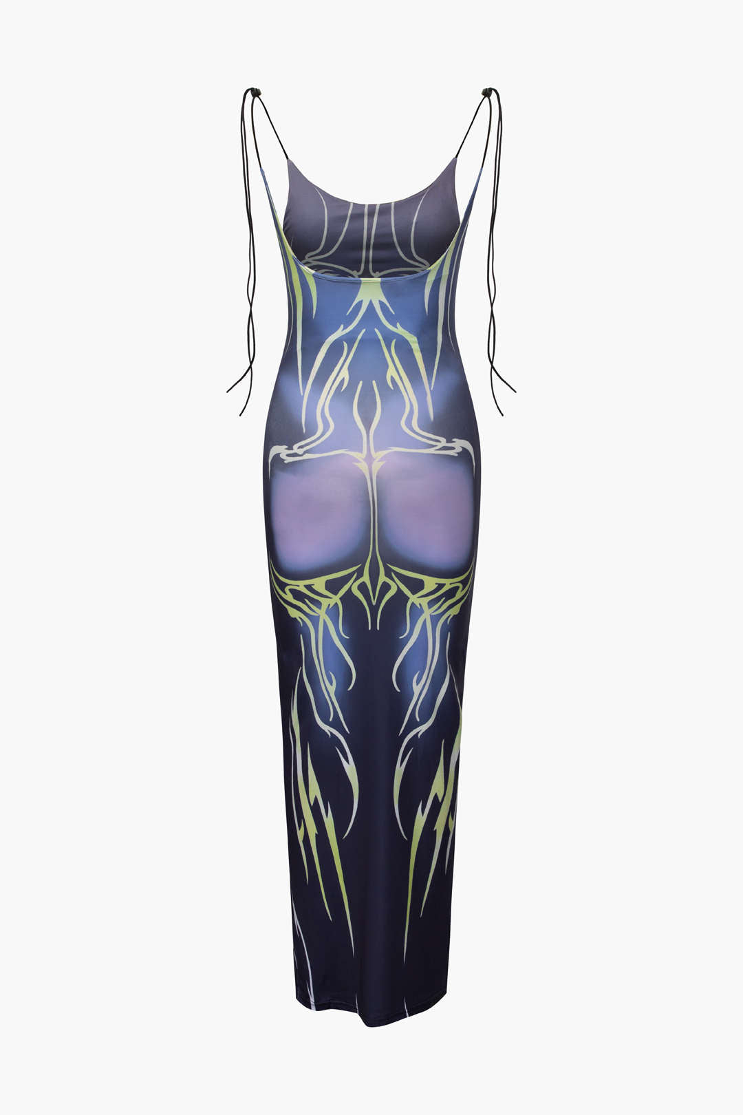 Maxi-Unterkleid mit Body-Heat-Print