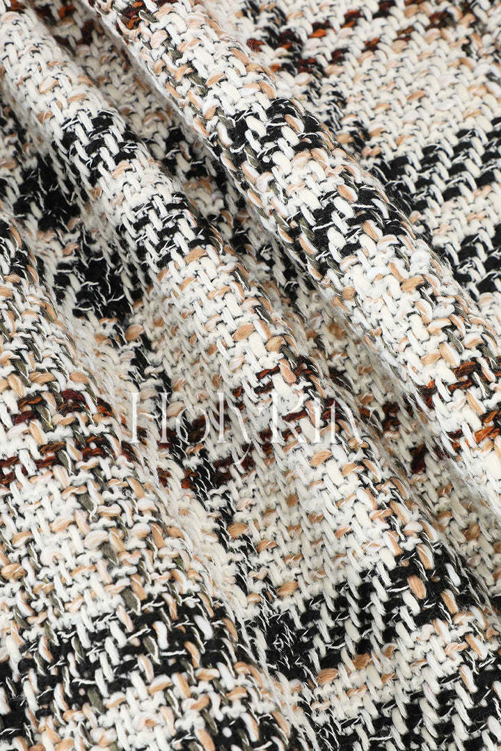 Blazer croisé en tweed