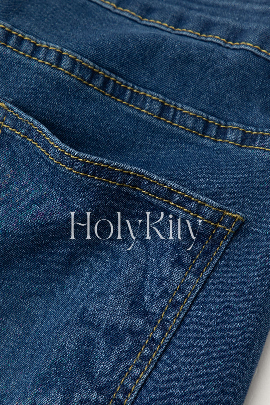 Ausgeblichene, zerrissene Skinny Jeans