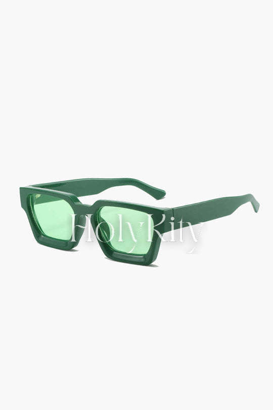 Lunettes de soleil à monture carrée