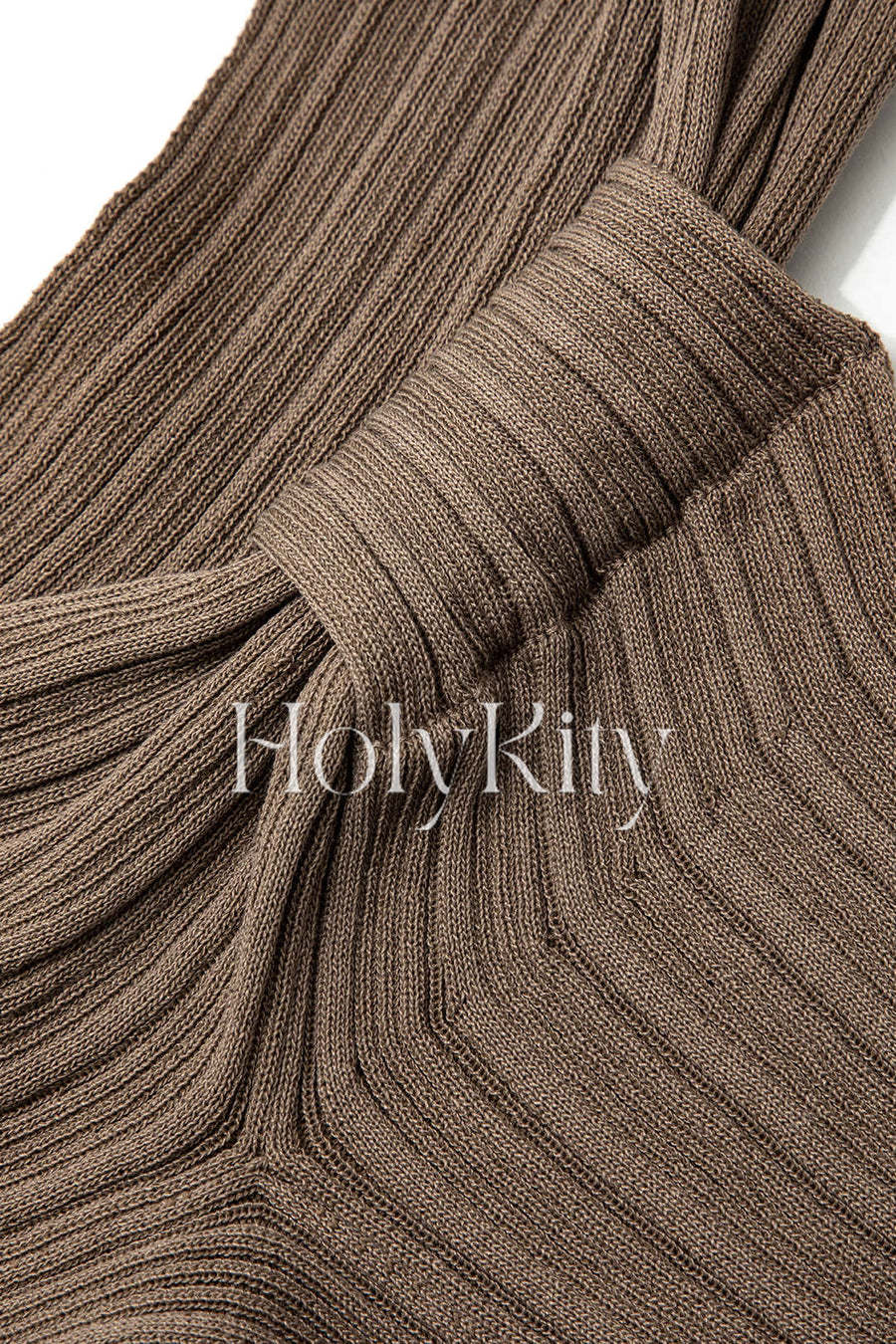 Asymmetric One Shoulder Knit Cami Top