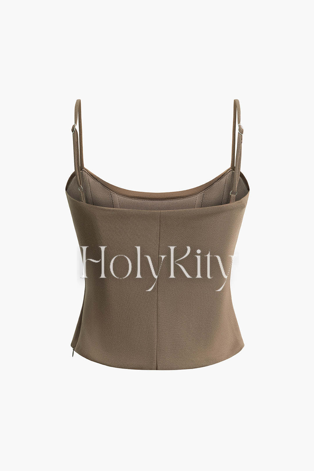 Solid Ruched Cami Top
