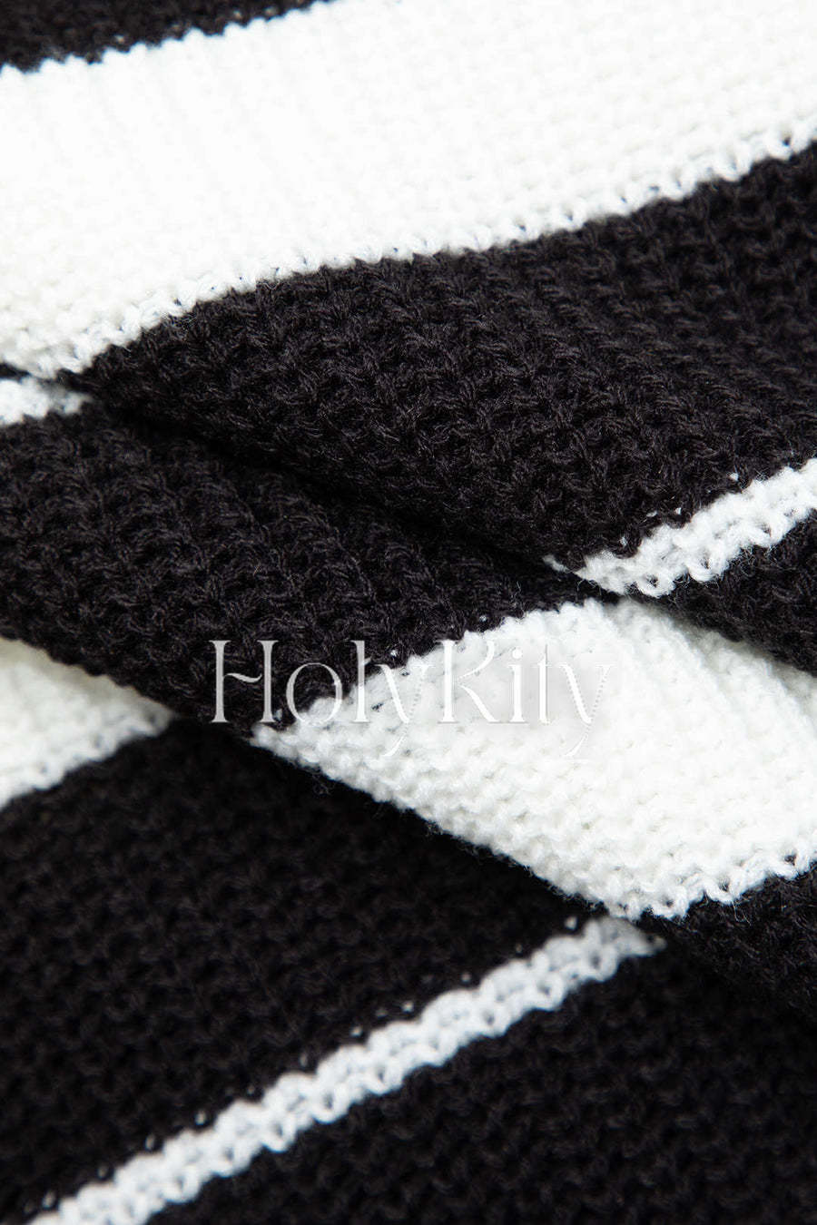 Gestreifter Strickpullover