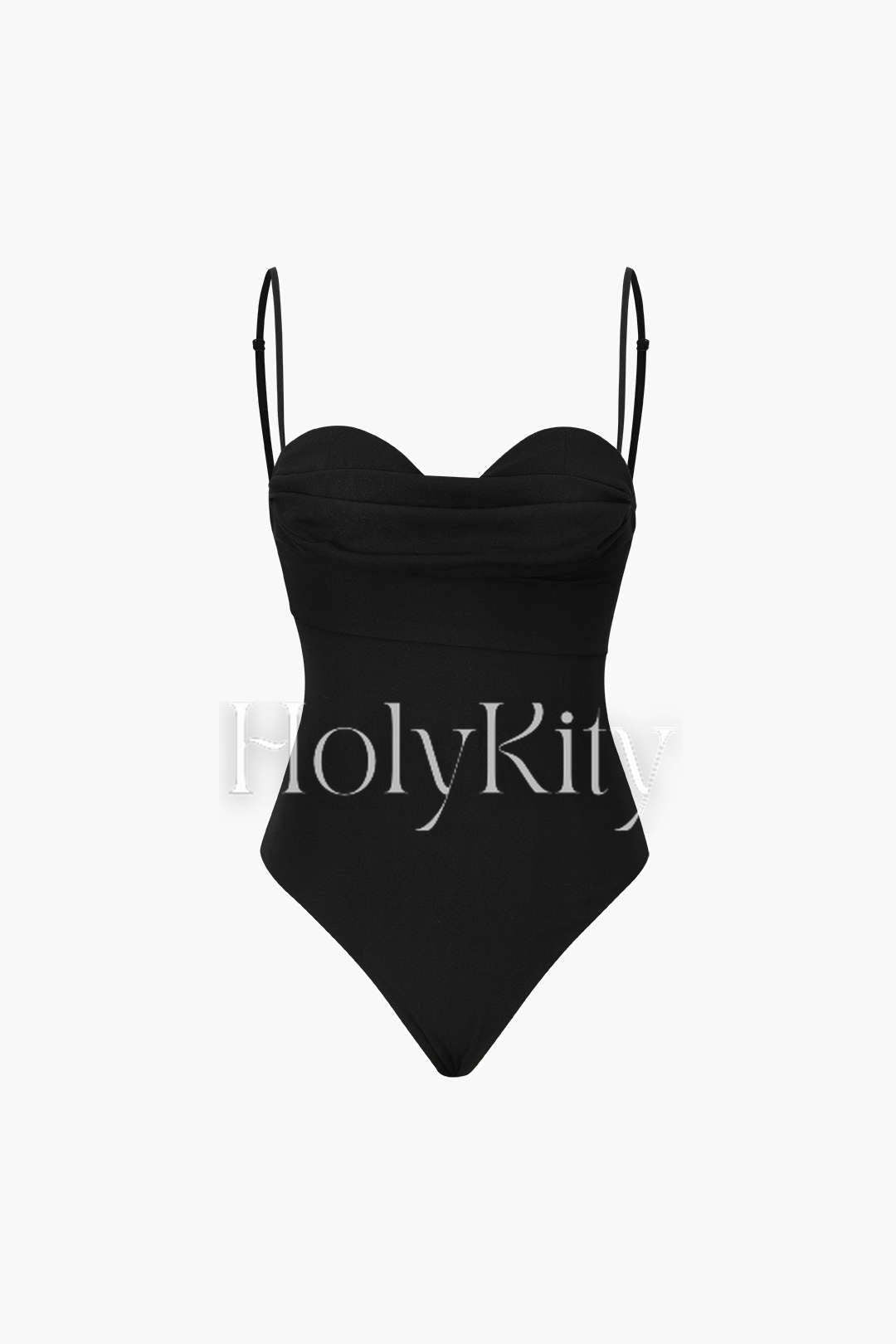 Body camisole froncé sur le devant