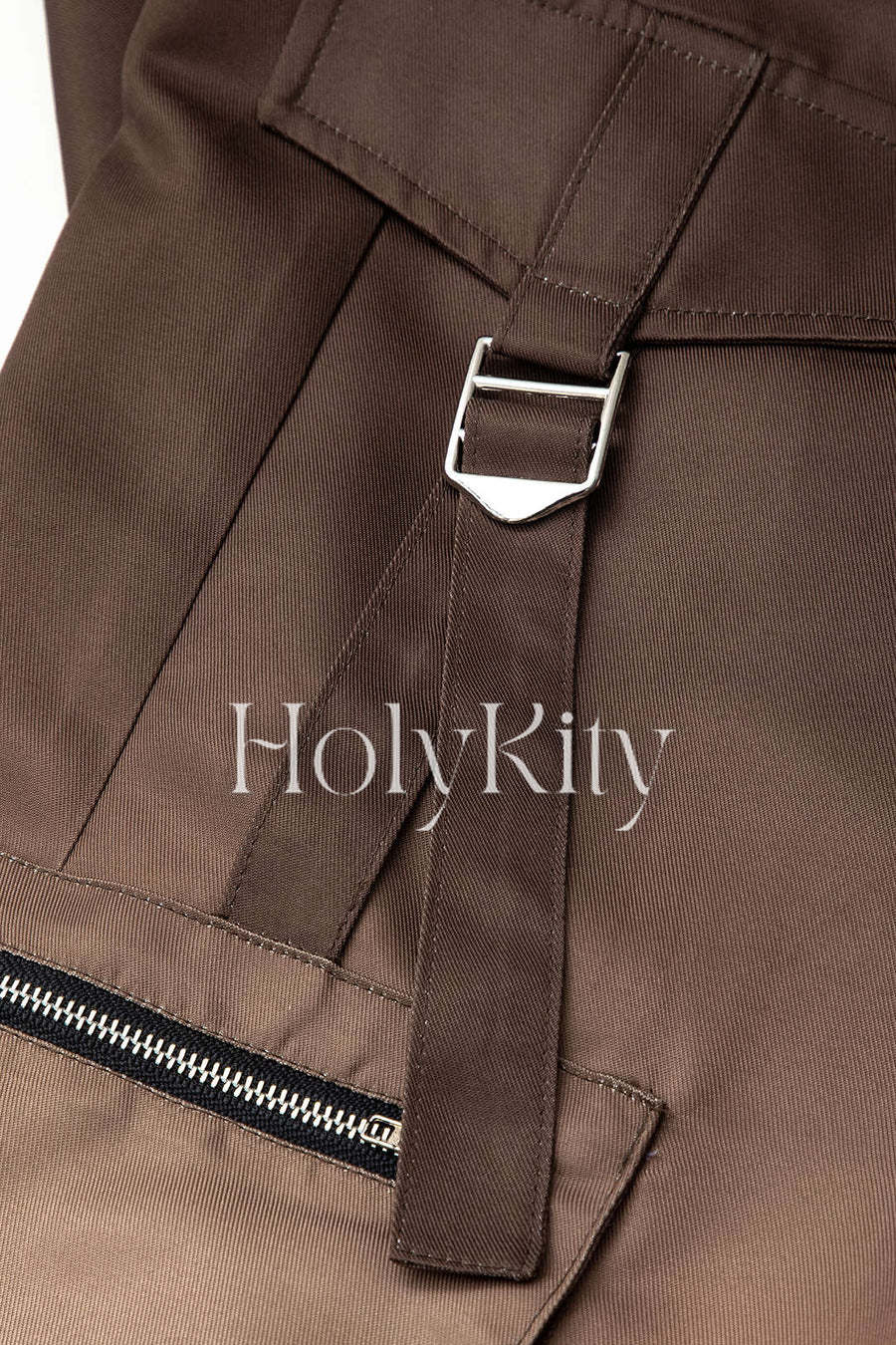 Ombre Flap Pocket Wide Leg Cargo Pants