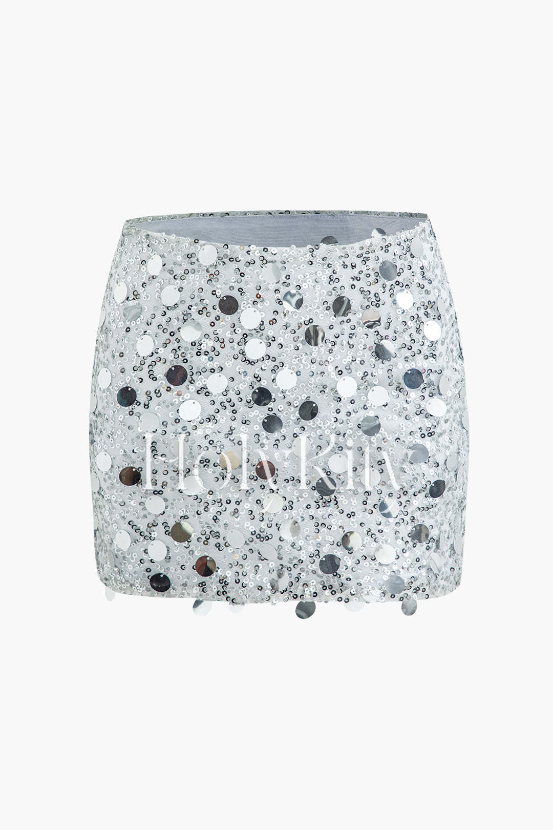 Sequin Mesh Mini Skirt
