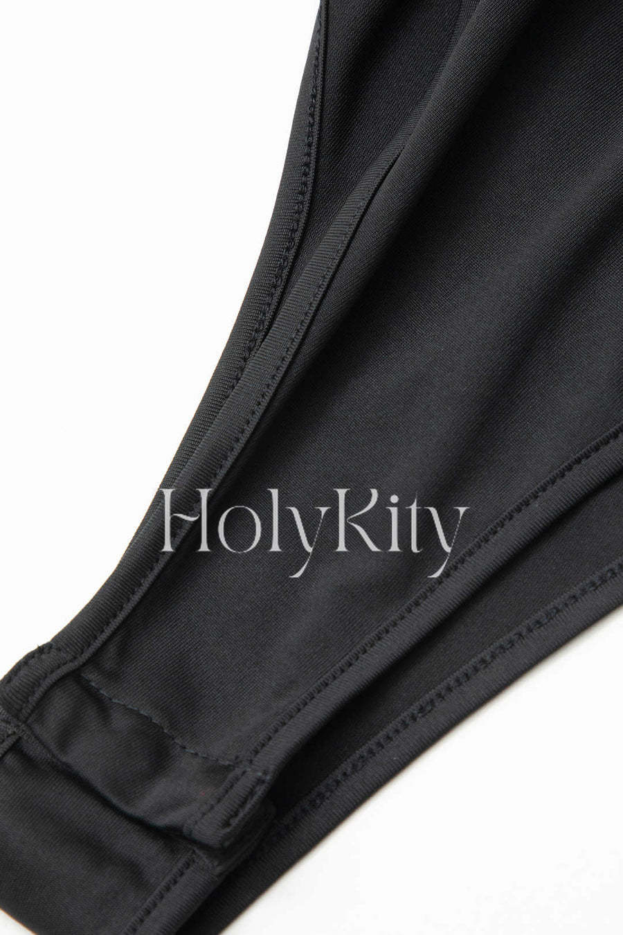 Cut Out Round Neck Long Sleeve Bodysuit