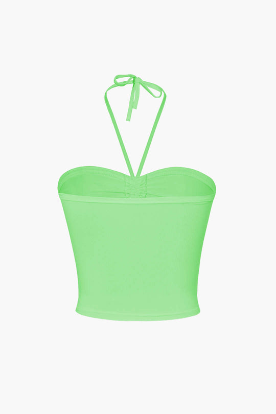 Halter Neck Ruched Cami Top