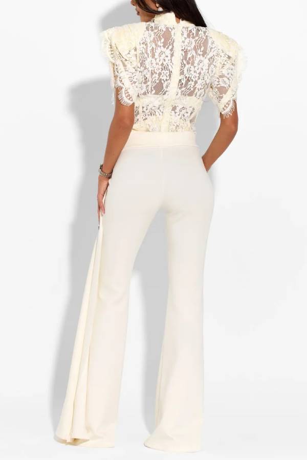 MAYFAIR Ivory Trousers