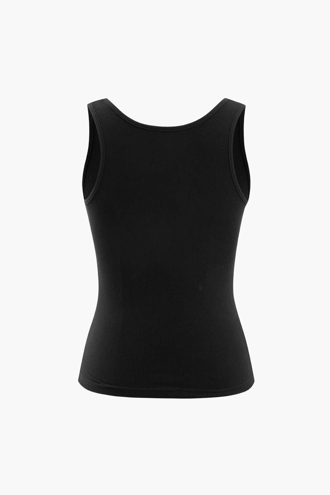 V-neck Rib Knit Tank Top