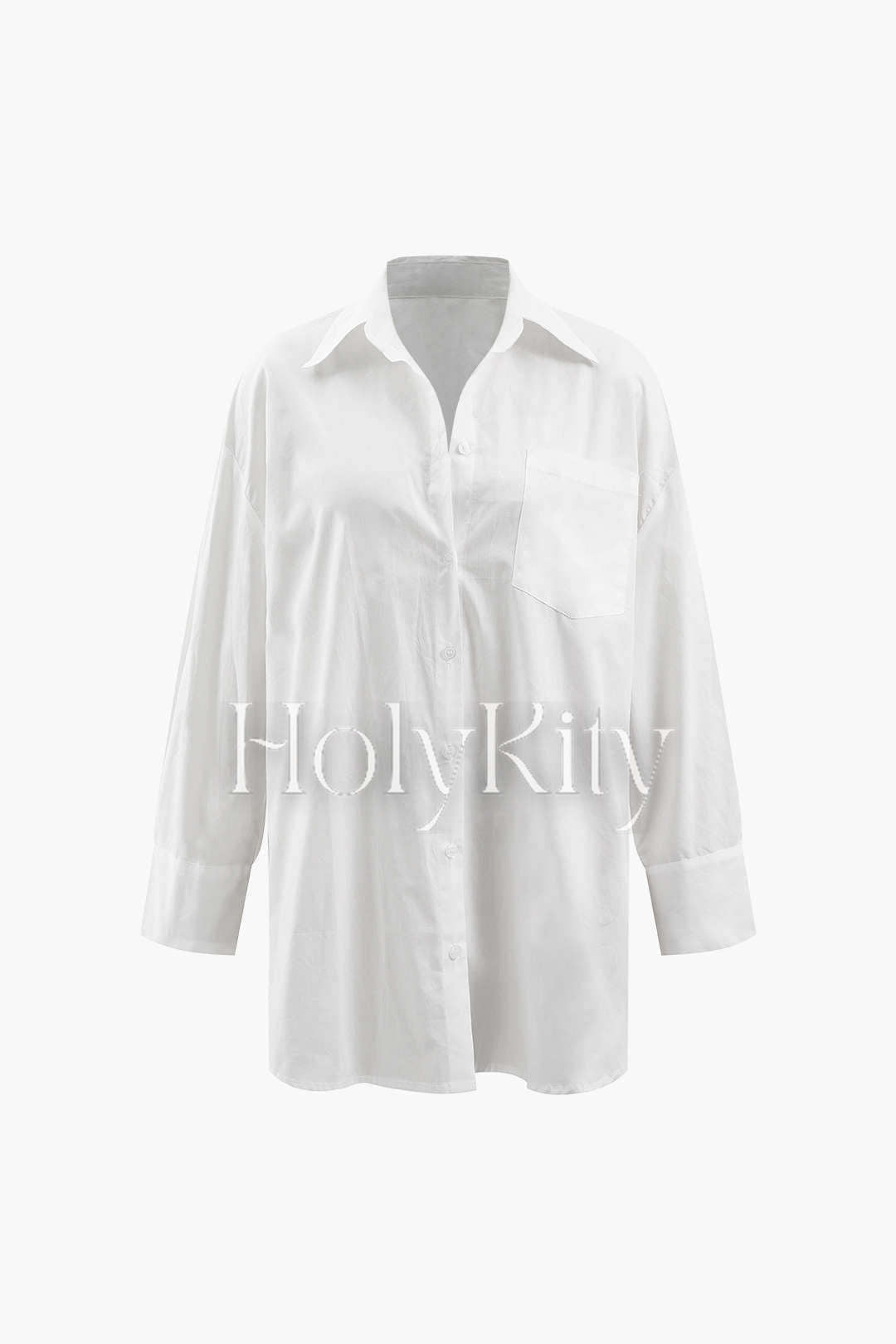 Chemise en coton avec poche poitrine 