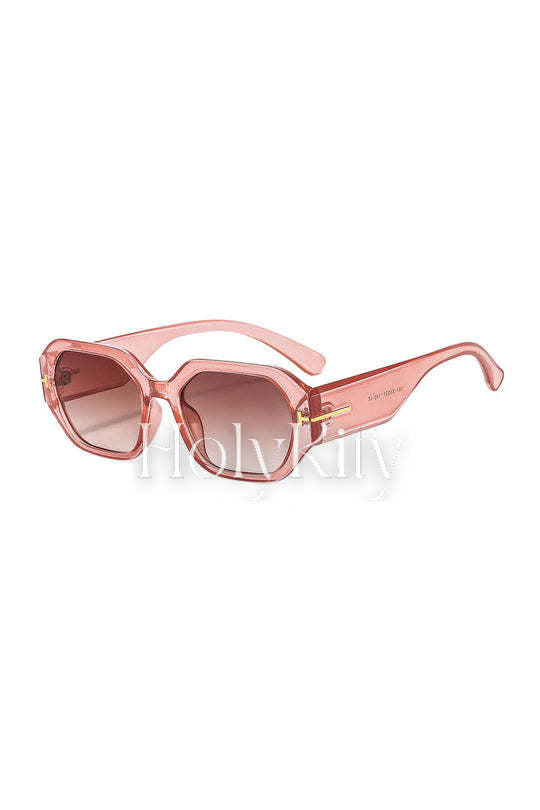 Lunettes de soleil à monture rectangulaire 