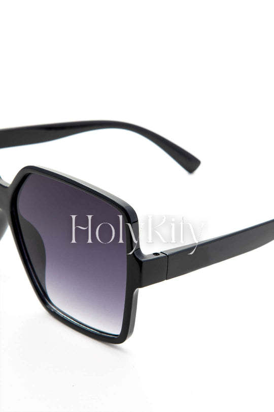 Lunettes de soleil carrées surdimensionnées 