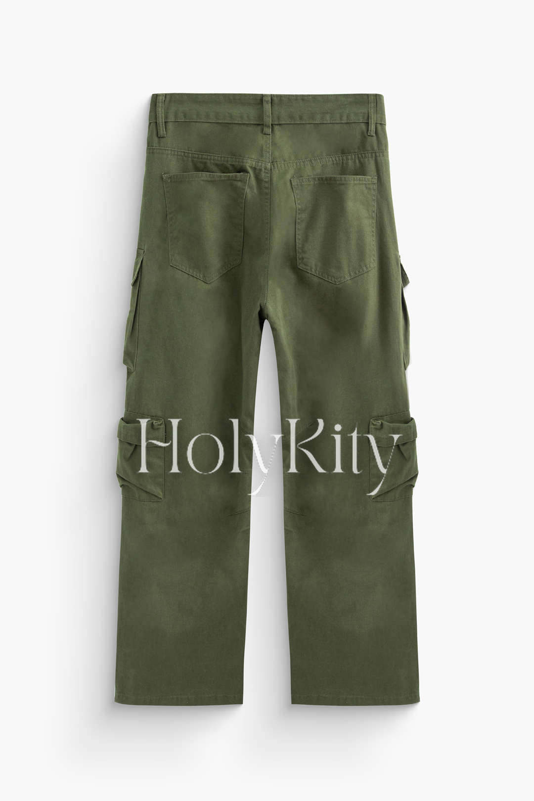 Multi Pockets Wide Leg Cargo Pants