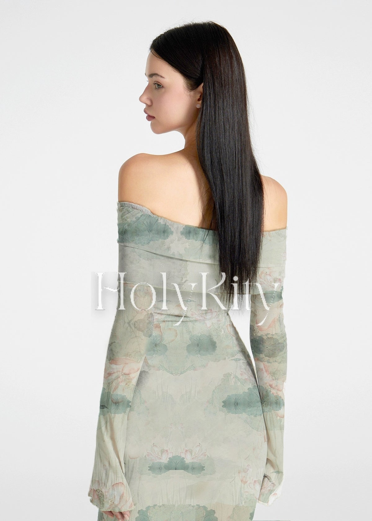 Moonlight Lotus Maxi Dress