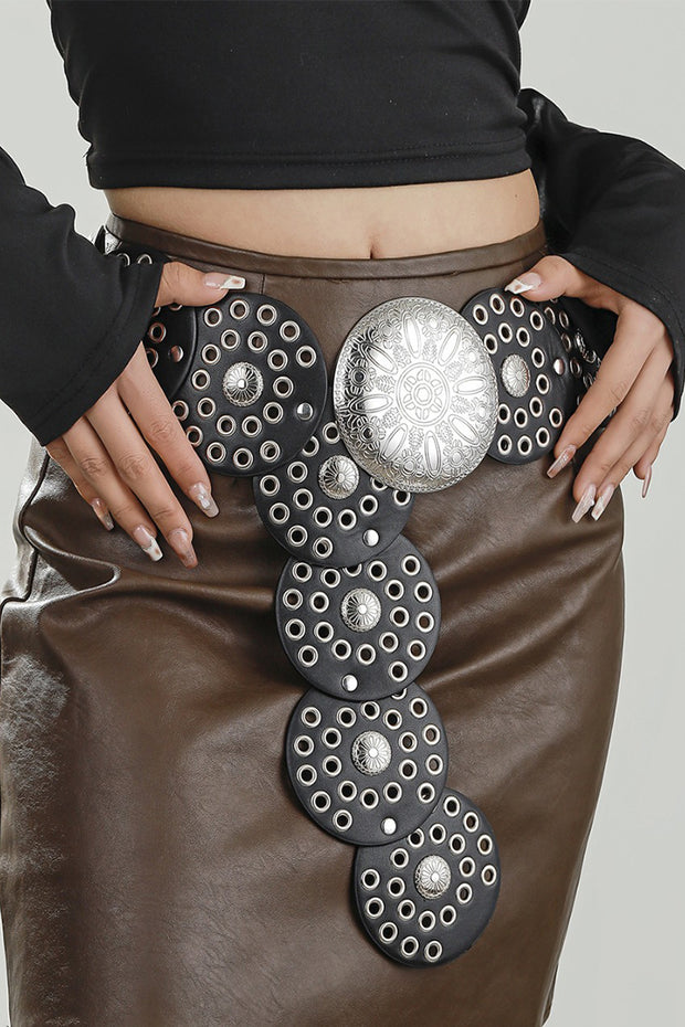 Retro round hollow girdle/belt