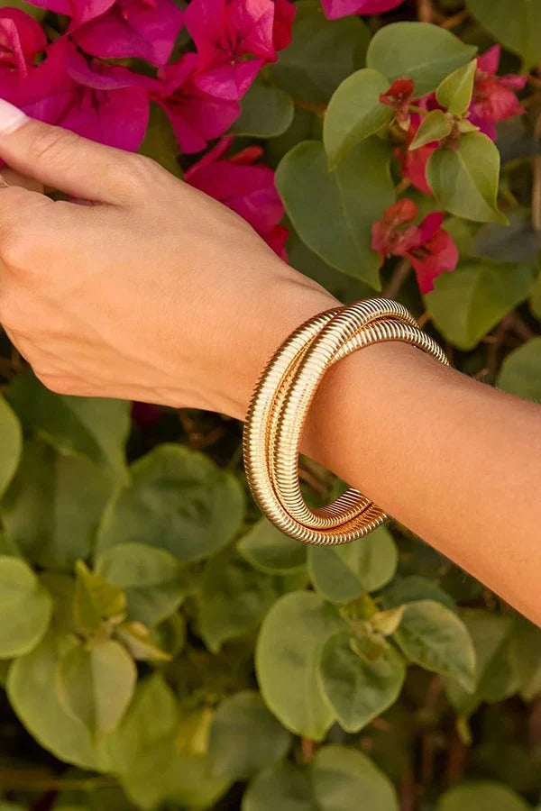 Flexible Wide Snake Chain Bracelet