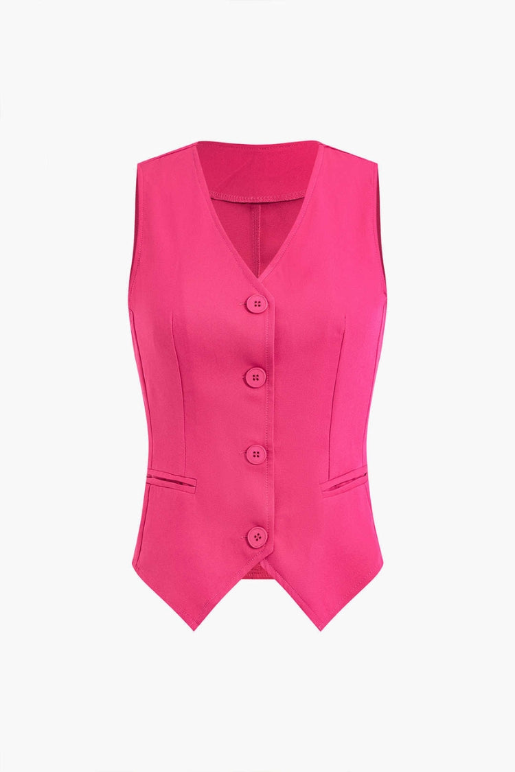 Ensemble gilet et pantalon sans manches 