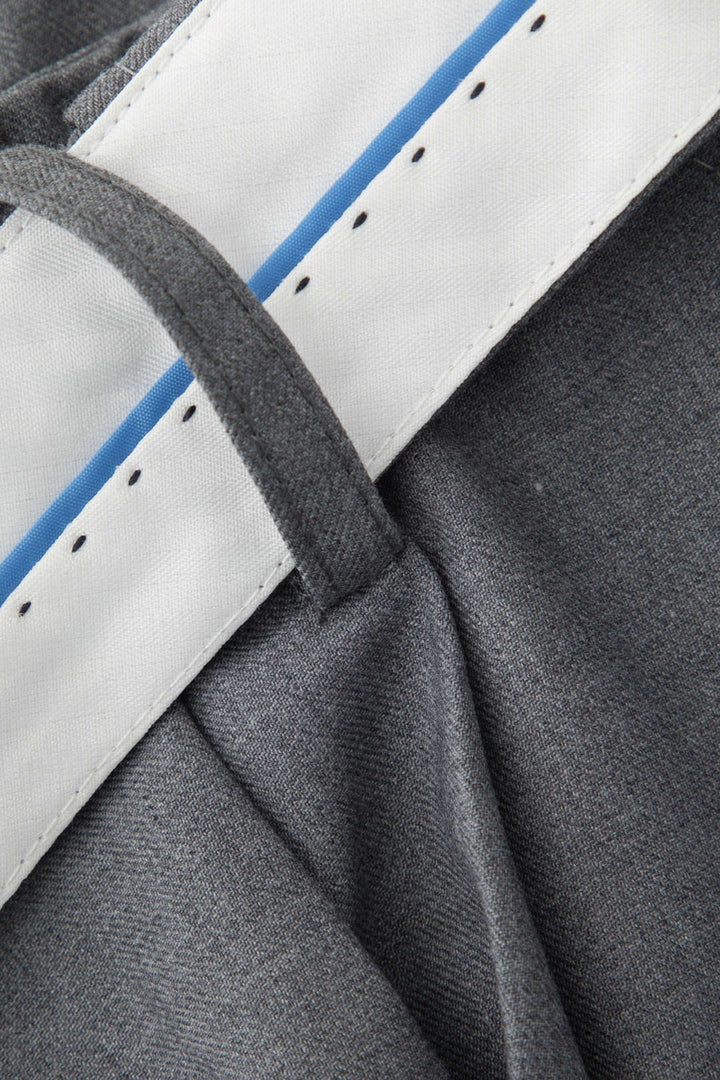 Short plissé à taille contrastée 